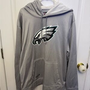 NWT Philadelphia Eagles Men’s Gray Hoodie with Eagle Logo, Size XL